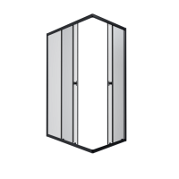 Душевое ограждение Triton Вента-Блэк 100*80, 120*80, 120*90 стекло прозрачное