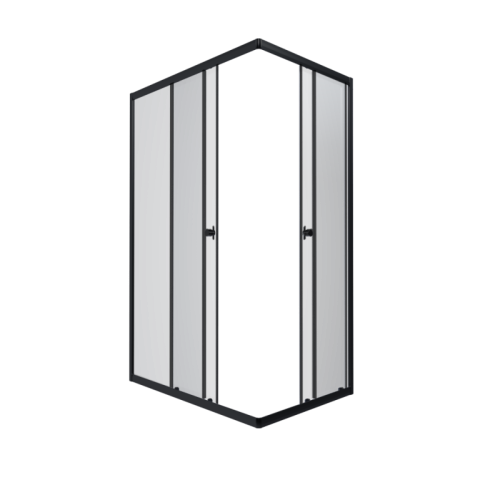 Душевое ограждение Triton Вента-Блэк 100*80, 120*80, 120*90 стекло прозрачное