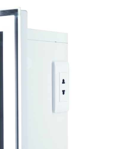 Зеркало-шкаф Continent Allure LED 80*80, 100*80 с датчиком движения, с розеткой фото 6