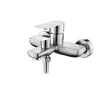 Смеситель для ванны Ledeme L73218 нержавеющая сталь (лейка и шланг в комплекте)