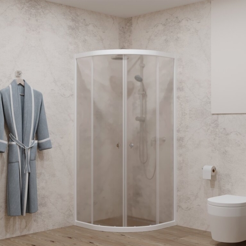 Душевое ограждение Triton Ультра 80*80, 90*90, 100*100 прозрачное стекло фото 5