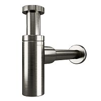 Сифон для раковины Wasserkraft Wiese A172 оружейная сталь