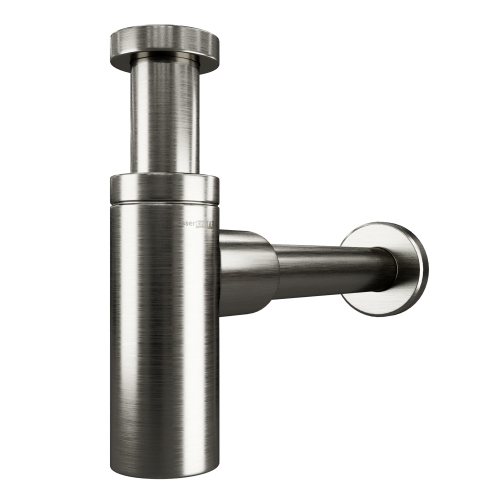 Сифон для раковины Wasserkraft Wiese A172 оружейная сталь