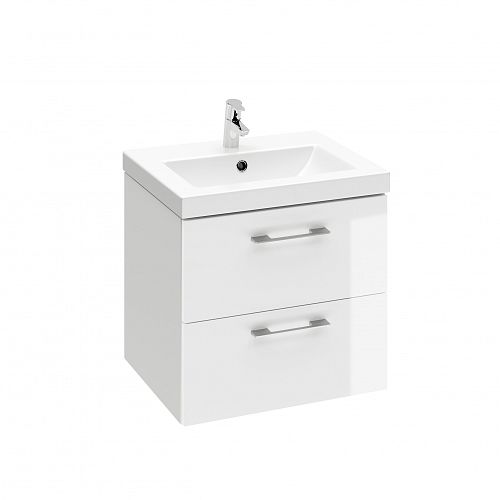 Тумба с раковиной Cersanit Lara 50, 60, 70, 80 подвесная белая
