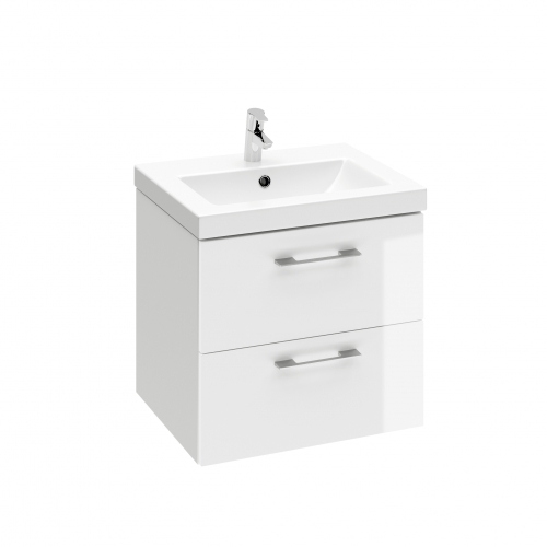 Тумба с раковиной Cersanit Lara 50, 60, 70, 80 подвесная белая