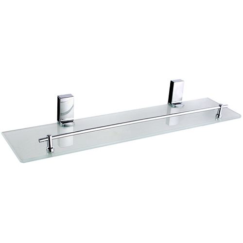 Полка стеклянная Haiba HB8807 хром