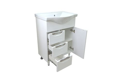 Тумба с умывальником Loranto Стиль 60 80/3 ум басик