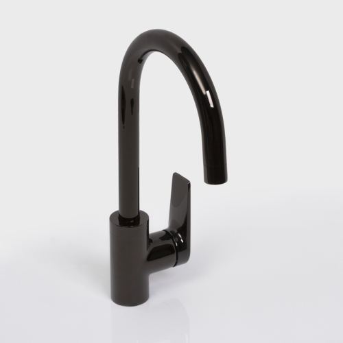 Смеситель для кухни Wasserkraft Glan 6607 черный глянец фото 6