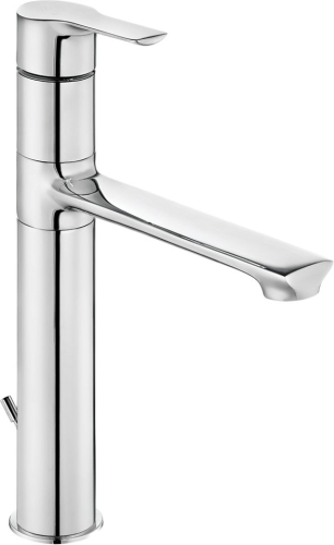 Смеситель с донным клапаном высокий для раковины E.C.A Luna 102108974EX хром