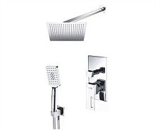 Встроенный смеситель для ванны на 2 положения Wasserkraft A16590  (душевой комплект) хром