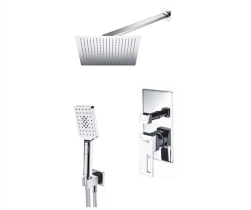 Встроенный смеситель для ванны на 2 положения Wasserkraft A16590  (душевой комплект) хром