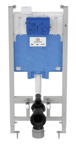 Инсталляция Ideal Standard ProSys Eco Frame 2.0 (R046367) Кнопка чёрная, белая, хром  фото 2