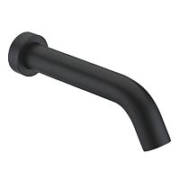 Настенный излив для ванны Wasserkraft Elbe A084 черный Soft-touch
