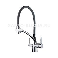 Смеситель для кухни G4398-17 хром-серый