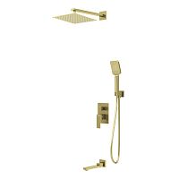 Душевая система скрытого монтажа Grossman Style 501.K35.05.320 золото сатиновый