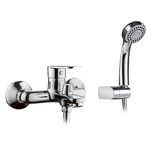 Смеситель для ванны Ledeme L3010 хром (лейка и шланг в комплекте)