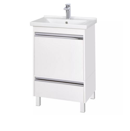 Тумба с раковиной Aquaton Капри 60, 80 Белый глянцевый фото 6