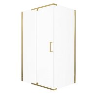 Душевое ограждение Triton Терра-Голд 120*90 прозрачное стекло