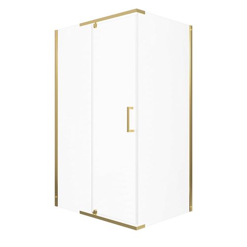 Душевое ограждение Triton Терра-Голд 120*90 прозрачное стекло