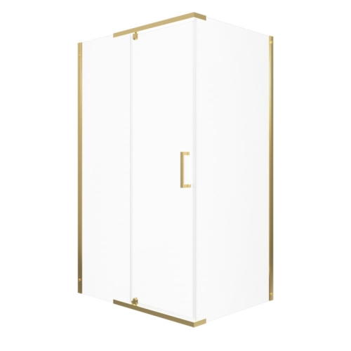 Душевое ограждение Triton Терра-Голд 120*90 прозрачное стекло