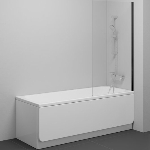 Шторка для ванной Azario AZ-NF6310-1 800 BLACK 80*140 фото 2