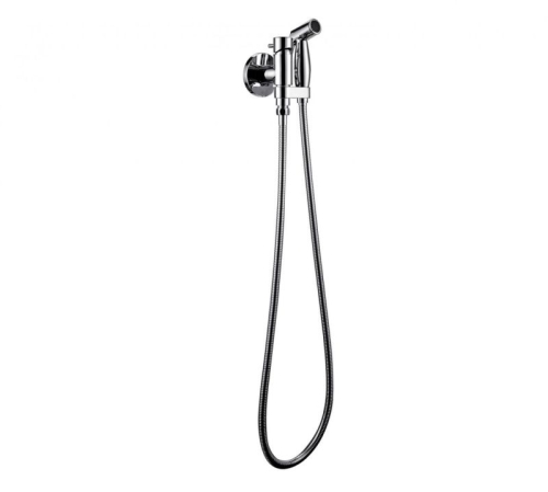 Смеситель с гигиеническим душем Bravat Eler хром