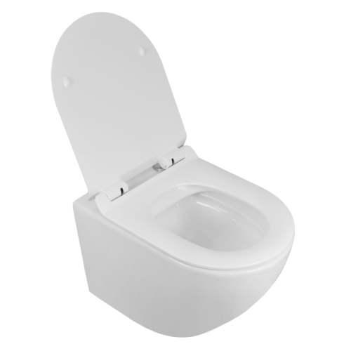 Унитаз подвесной безободковый Azario Grado AZ-0046-N с сидением микролифт фото 3