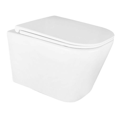 Унитаз подвесной безободковый Azario Esconda AZ-2805E, смыв Торнадо