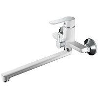 Смеситель для ванны Haiba HB22557-8 хром-белый