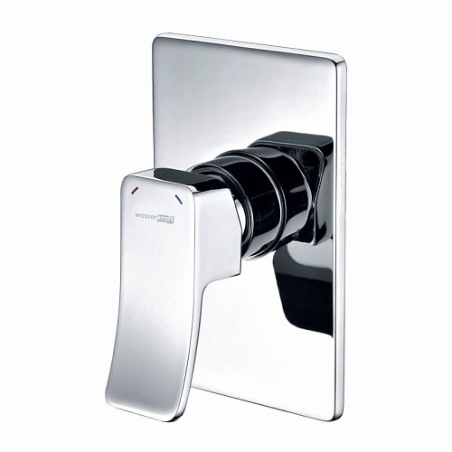 Встроенный смеситель для душа Wasserkraft Aller 10651 хром