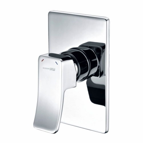 Встроенный смеситель для душа Wasserkraft Aller 10651 хром