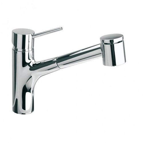 Смеситель с выдвижным изливом для кухни Paini Cox 78CR576LMKM хром