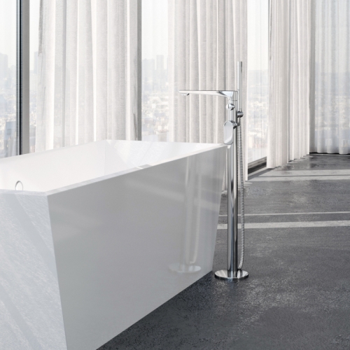 Смеситель напольный для ванны Wasserkraft Dinkel 5821 хром фото 2