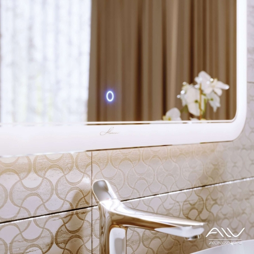 Зеркало с подсветкой Alavann Vanda Lux 60, 70, 80, 90, 100*80 антизапотевание фото 3
