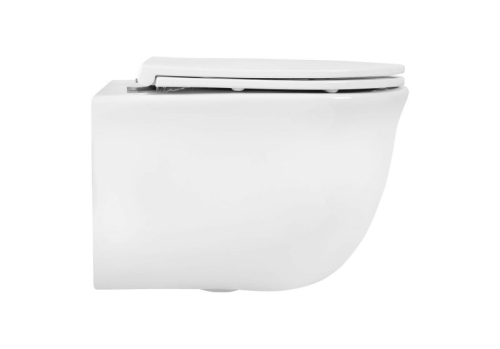Унитаз подвесной безободковый Aquatek Классик AQ1112T-00 Tornado, сидение м/л фото 2