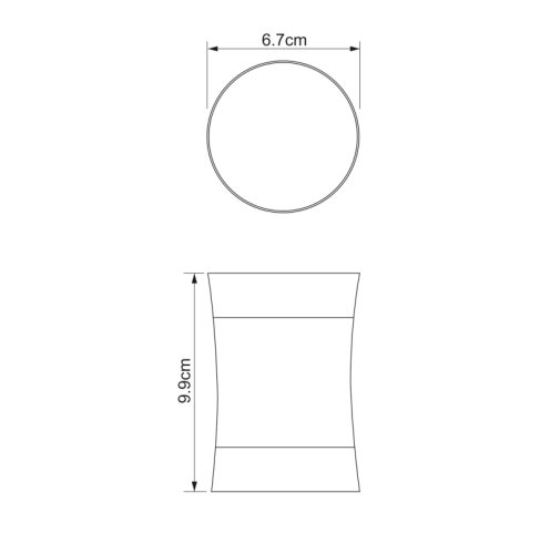 Стакан для зубных щёток Wasserkraft Wern K-7528 нержавеющая сталь фото 3