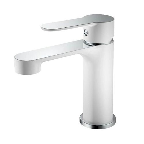 Смеситель для раковины Haiba HB10557-8 хром-белый