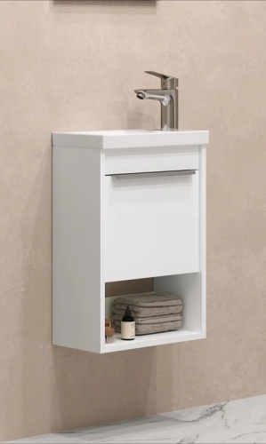 Тумба с раковиной Aquaton Хоуп 40, 60, 80, 100 Белый матовый фото 6