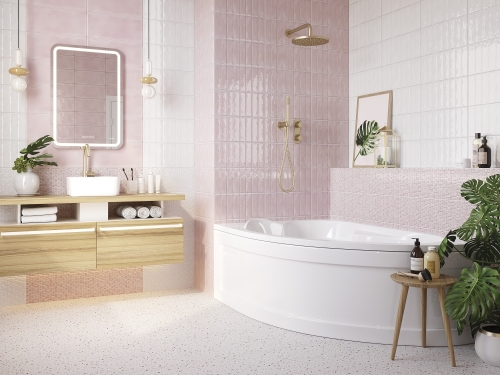 Зеркало с антизапотеванием и часами Cersanit Design Pro 050 55*80, 80*55 фото 3