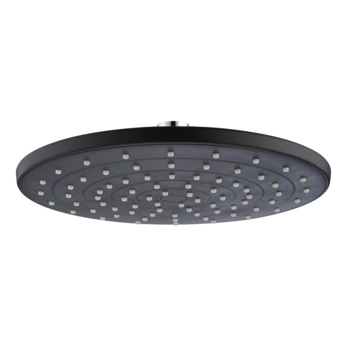 Верхняя душевая лейка Wasserkraft Elbe A077 черный Soft-touch