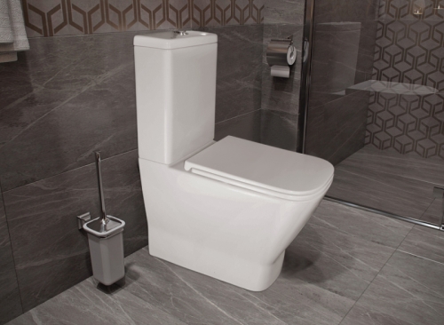 Унитаз напольный безободковый, смыв Торнадо Azario Joy AZ-2168-UQ3 с сидением микролифт фото 12