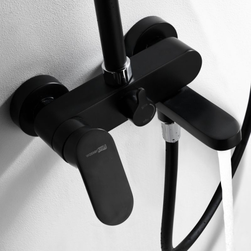 Душевая система Wasserkraft Abens A17401 черный Soft-touch фото 7