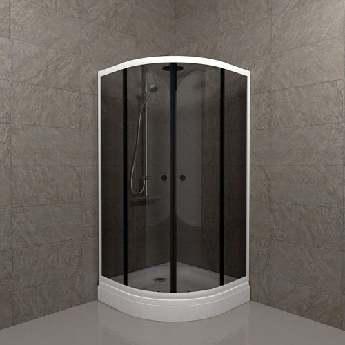 Душевое ограждение Triton Грей А 90*90 низкий поддон