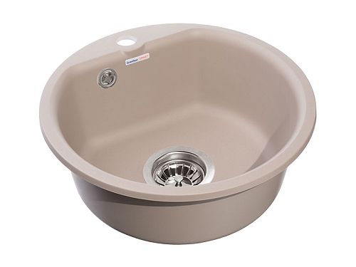 Мойка кухонная GranFest Smart GF-SM 435 бежевый, песочный, белый