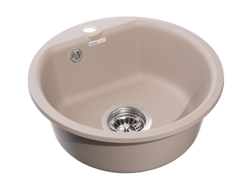 Мойка кухонная GranFest Smart GF-SM 435 бежевый, песочный, белый