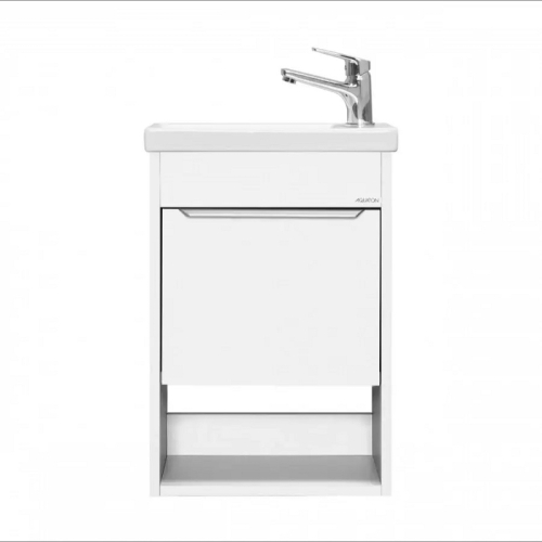 Тумба с раковиной Aquaton Хоуп 40, 60, 80, 100 Белый матовый фото 2