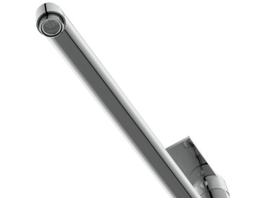 Смеситель с длинным изливом для ванны Cersanit Brasko 64091 хром (без душевого гарнитура) фото 2