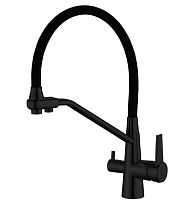Смеситель кухонный Haiba HB76855-7 Black