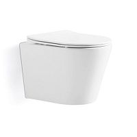 Унитаз подвесной безободковый Mirsant (Sole) Torr Turbo