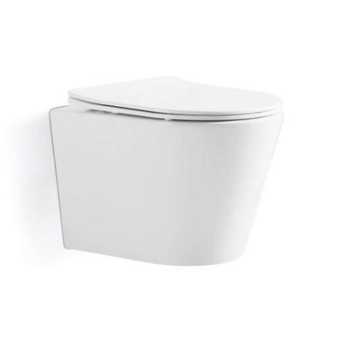 Унитаз подвесной безободковый Mirsant (Sole) Torr Turbo